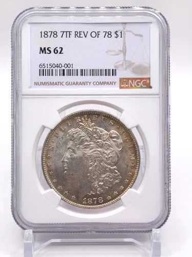 1878年 7TF Rev of 78 NGC MS62 モーガンドル (063DM)-｜WORLD RESOURCE【QUEEN店】