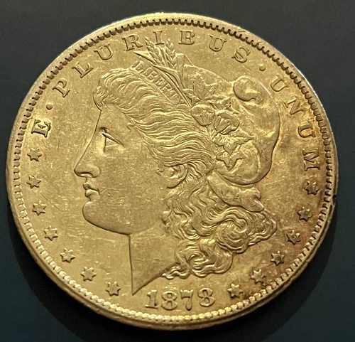 1878年CCモルガン銀貨、銀90% US $1、オーストラリア、初年度、発行枚数2,212,000枚
