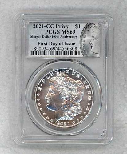 2021年 CCプライベート ～モーガンシルバードル～ PCGS MS69 ～発行回～