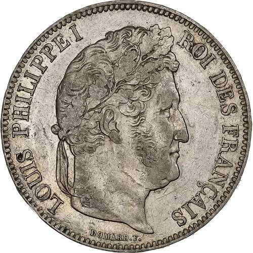[#1307671] フランス、ルイ・フィリップ、5フラン、1834年、ボルドー、銀貨、MBC+、ガドゥ-｜WORLD RESOURCE【QUEEN店】