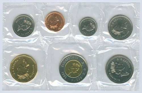1998年カナダ プルーフライクミントセット、7枚セット 29,315円