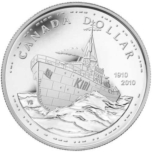 RCN 100周年記念 - 2010年カナダプルーフ銀貨 36,465円