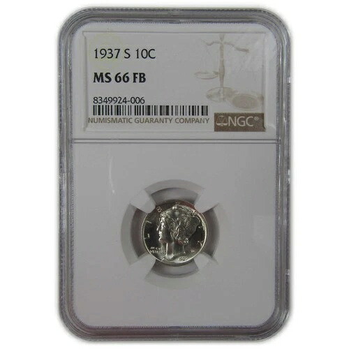 1937年 S マーキュリーダイム MS 66 FB NGC シルバー 未使用 SKU:I23204｜WORLD RESOURCE【QUEEN店】