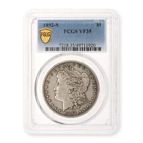1892S モルガンドル 1ドル PCGS VF-35