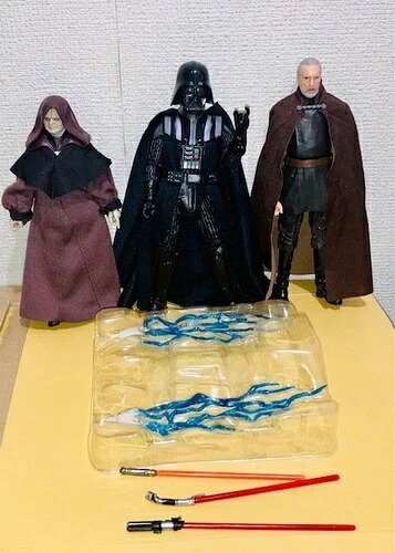 ハズブロ スターウォーズ ダースベイダー シディアス ドゥークー伯爵 3ピースセット 6インチフィギュア オープン