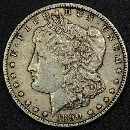 1890年CCカーソンシティモルガン銀貨1ドル