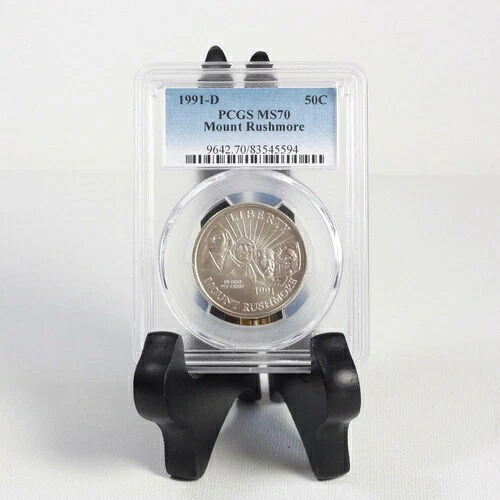 1991 D マウント・ラシュモア ハーフ PCGS MS70 ***レヴ・タイのスタッシュ*** #5594250