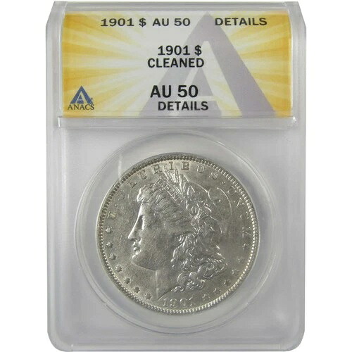 1901年 モルガン・ダラー AU 50 詳細 ANACS シルバー 1ドルコイン SKU:I21277