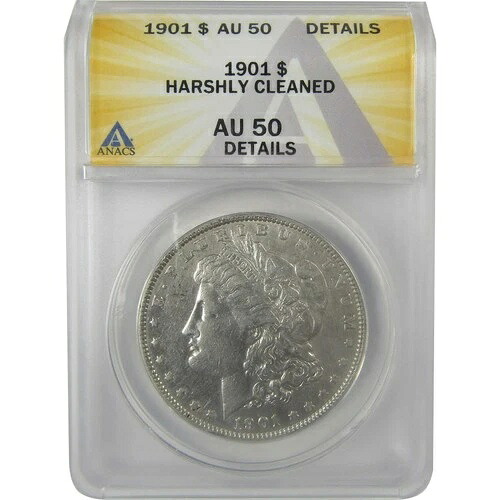 1901年 モルガン・ダラー AU 50 詳細 ANACS シルバー 1ドルコイン SKU:I21279