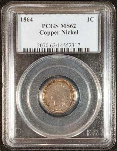 1864年 インディアンヘッド セント PCGS MS62 CN 2070.62/14552317 希少コイン 101,640円