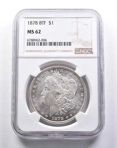 MS62 1878 8TF モルガン銀貨 NGC *3185
