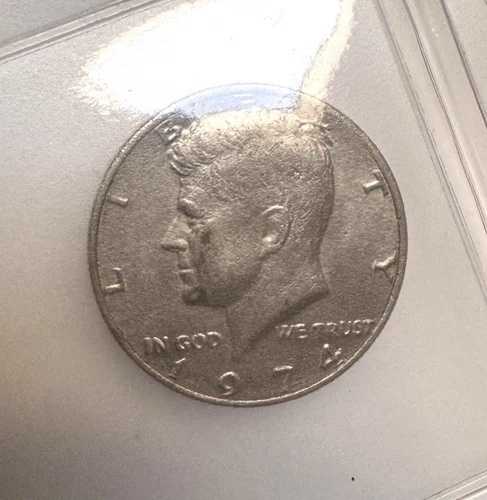 ケネディ 1974年 ハーフドル硬貨 ミントマークなし 希少