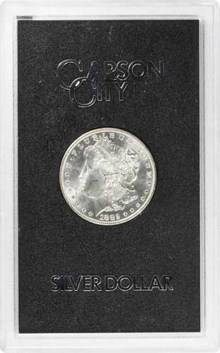1882年-CC モーガン銀貨 ブリリアント 未流通 GSA ホルダー ハードパック #940 105,875円