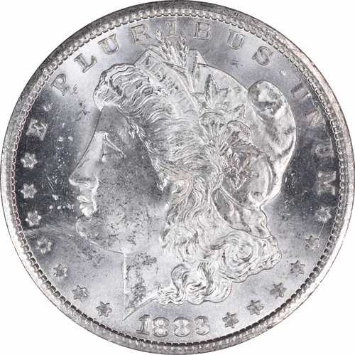 1883-CC モルガン銀貨 チョイス BU 未認定 #310