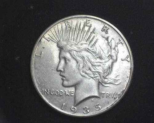 HS&C: 1935 S ピースダラー BU - 米国コイン 105,875円