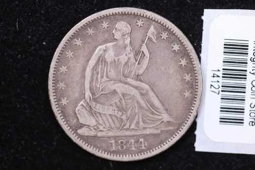 1844-O 自由の女神像半ドル硬貨、お手頃価格の流通硬貨。店舗番号：14127｜WORLD RESOURCE【QUEEN店】