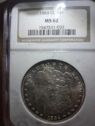 1884-C C 1ドルモルガン銀貨 MS62 NGC認定｜WORLD RESOURCE【QUEEN店】