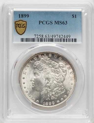 1899年 モルガン・ダラー PCGS MS63