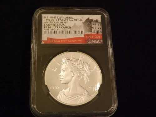 2017-P アメリカン リバティ アーリーリリース レトロラベル NGC PF 70