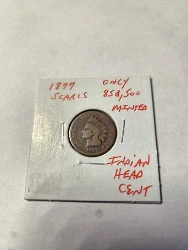 1877年インディアンヘッドセント 希少キー日付 希少 207,900円