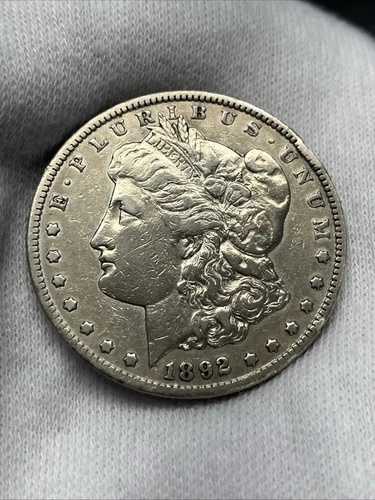 1892-CC モルガン銀貨 90% 銀 1ドル