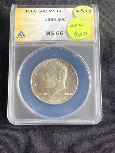 1966年ケネディハーフダラー MS66 ANACS K517