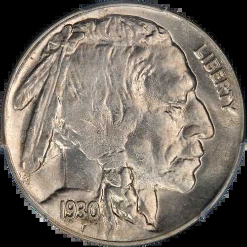 1930年代S バッファローニッケル PCGS MS65 素晴らしい外観 良好な打刻