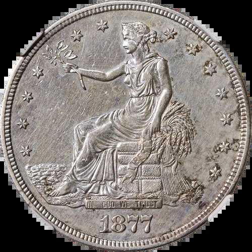 1877-S 貿易ドル NGC AU 詳細 見た目はまずまず 打刻は良好