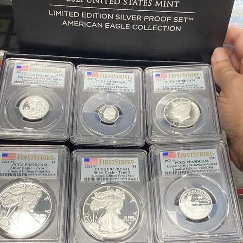 2021年限定版 シルバープルーフセット PCGS PR70DCAM/PR69DCAM｜WORLD RESOURCE【QUEEN店】