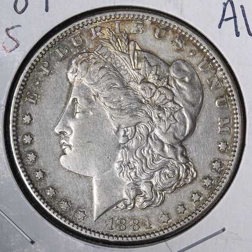1884-S モルガン銀貨 CHOICE AU+ ナイスカラー E871 TNPM 103,455円