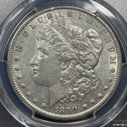 1890 CC モルガン シルバー ダラー $1 PCGS AU50 未流通 カーソンシティ
