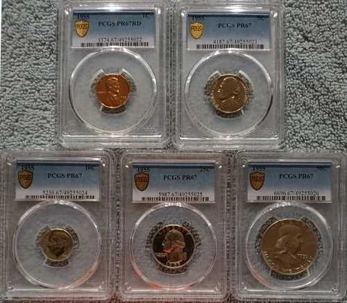 1955年プルーフセット - PCGS PR67 103,455円