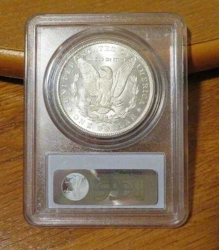 1883年-CC モルガン銀貨 PCGS MS62 GSA ブルーラベル スラブ
