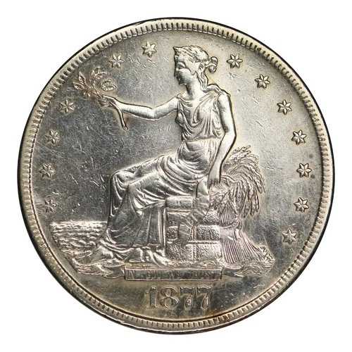 1877-S 貿易ドル 非常に良好な状態