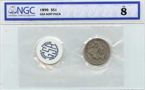 1890年 モルガン・ダラー GSA ソフトパック S$1 NGC VG8｜WORLD RESOURCE【QUEEN店】 104,665円