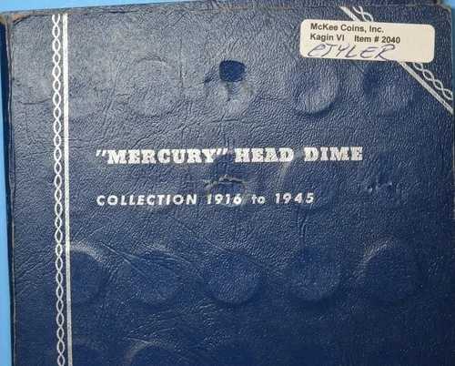 マーキュリー・ダイム・コレクション: 1916 - 1945 1916D 1942/41 のみ欠落｜WORLD RESOURCE【QUEEN店】
