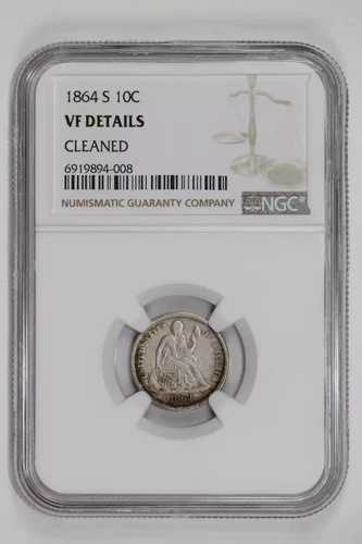 1864-S 自由の女神像 NGC VF 詳細｜WORLD RESOURCE【QUEEN店】
