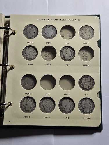 バーバー ハーフダラー リバティ ヘッドセット 1892-1915 ブック 14枚セット シルバーコイン｜WORLD RESOURCE【QUEEN店】