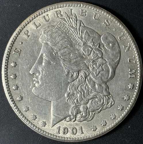 1901-S 1ドルモルガン・ダラー - 未鑑定 AU - 写真をご覧ください｜WORLD RESOURCE【QUEEN店】