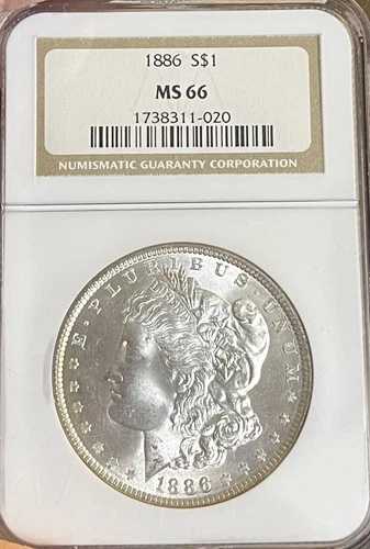 1886 NGC MS66 モルガン銀貨｜WORLD RESOURCE【QUEEN店】