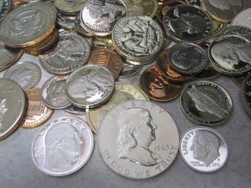 （100枚まとめ買い）宝石付きプルーフ米国コイン各種～セント～ドル～銀貨付き｜WORLD RESOURCE【QUEEN店】