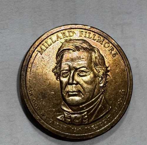 2010年（D）ミラード・フィルモア大統領ドル硬貨