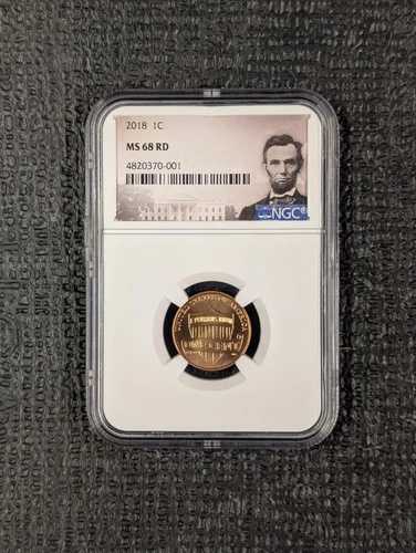 2018 MS 68 RD リンカーンシールドセント NGC スーパーハイグレード グレーシート 小売価格 $650