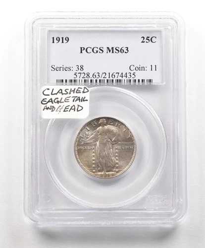 1919年 スタンディング・リバティ・クォーター MS63 PCGS PQ *4885