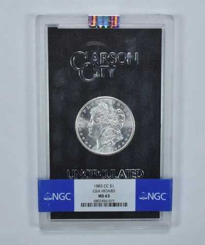 1883-CC モルガン銀貨 GSA ホード MS63 NGC