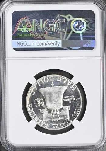 1953年 プルーフ フランクリンシルバー ハーフダラー 50セント NGC PF67