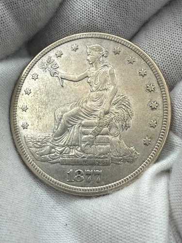 1877-S トレードドル、チョイス XF タフシルバー $ O54
