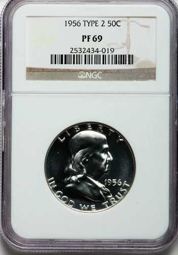 1956 50C タイプ2 PR69 NGC - なし ファイナー - (692)