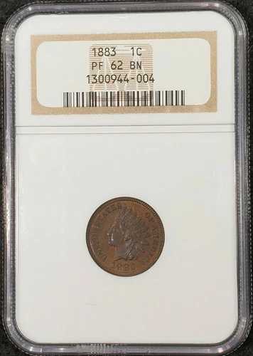 1883年 インディアンヘッド セントプルーフ NGC PF62 BN 1300944-004 希少コイン