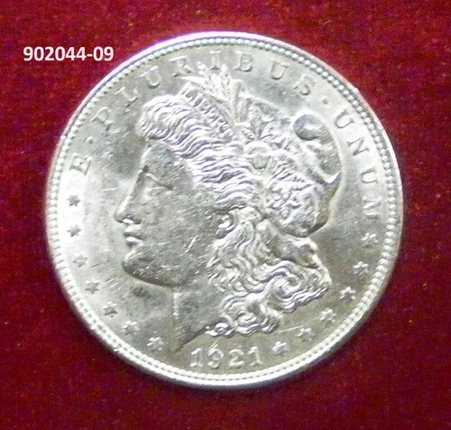 BU 1921 D モルガン銀貨 90% 銀 #902044-09-62